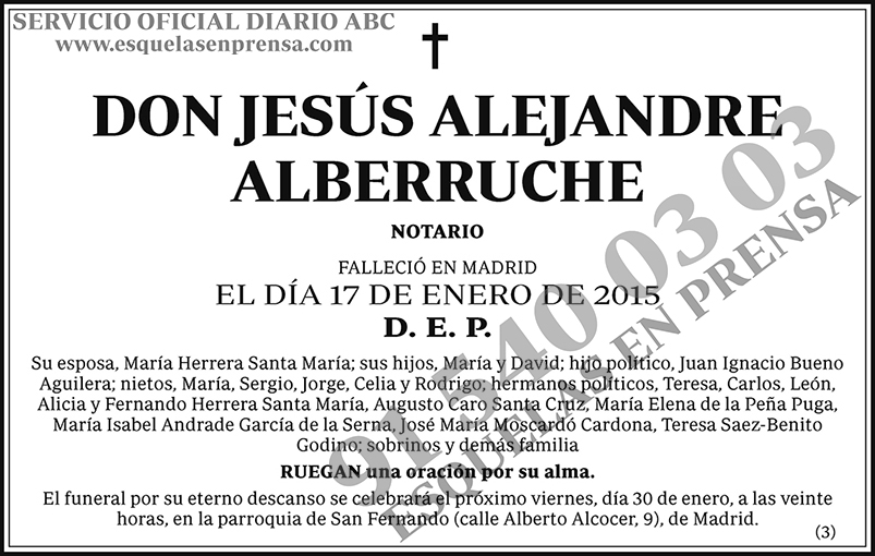 Jesús Alejandre Alberruche